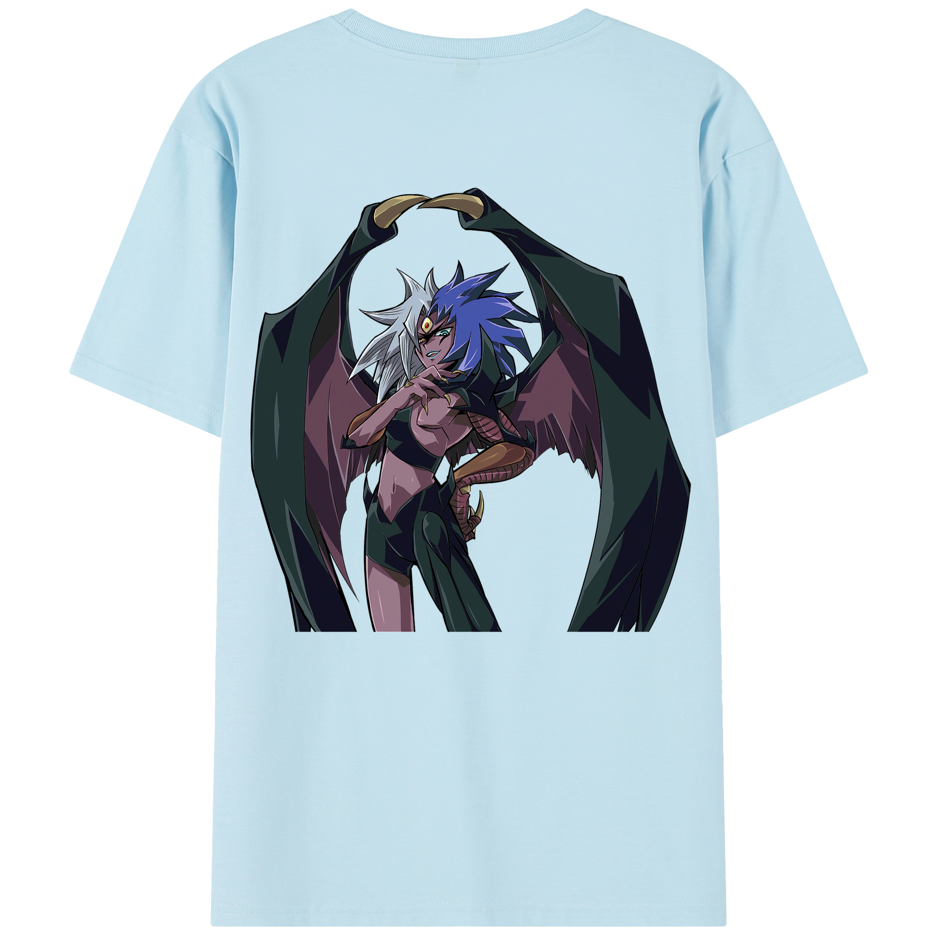 （画像用） 遊☆戯☆王 Yu-Gi-Oh! 綿100％半袖Tシャツ（背面プリント）